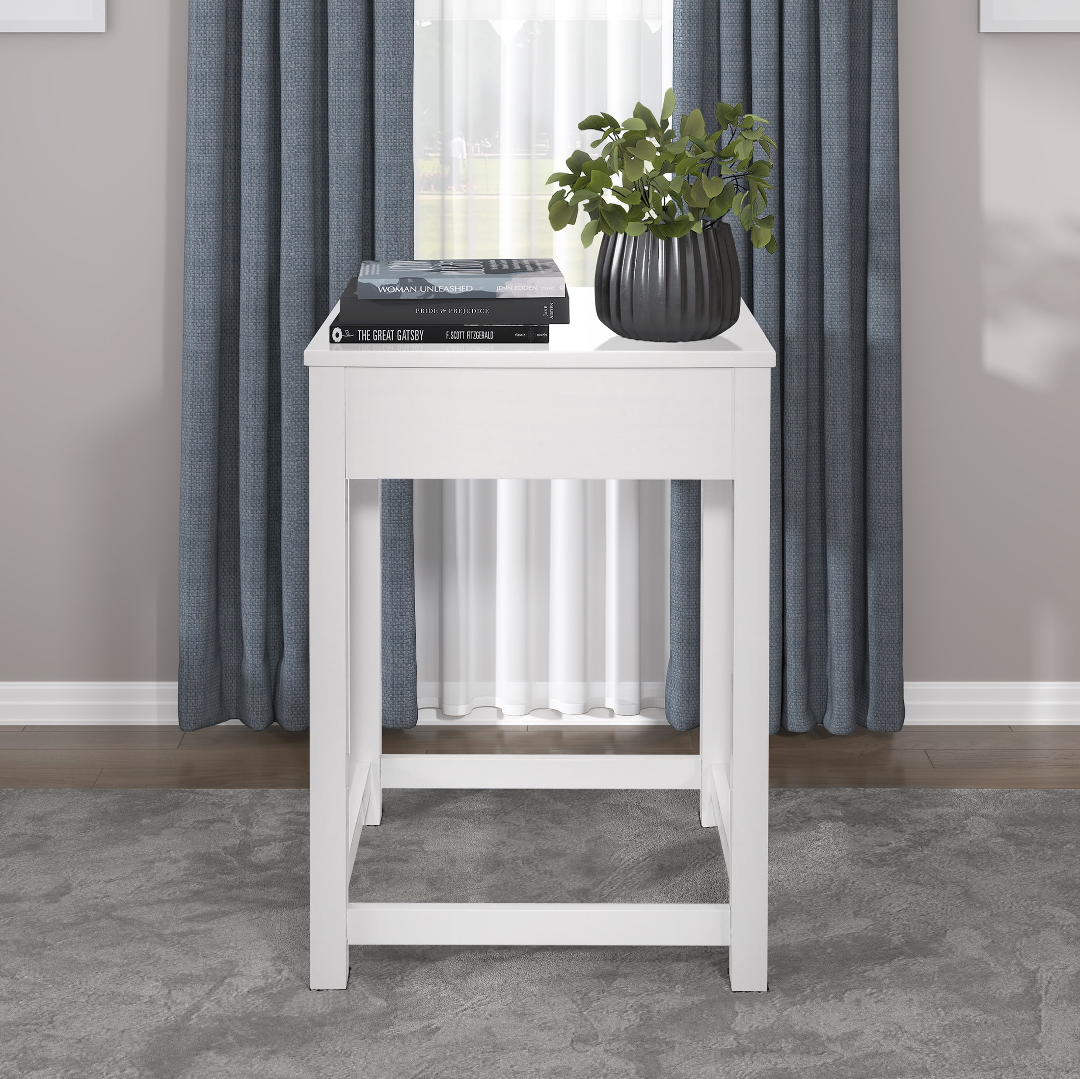OakvillePark Fallon Corner Desk, White