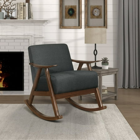 OakvillePark Hamilton Rocking Chair, Dark Gray
