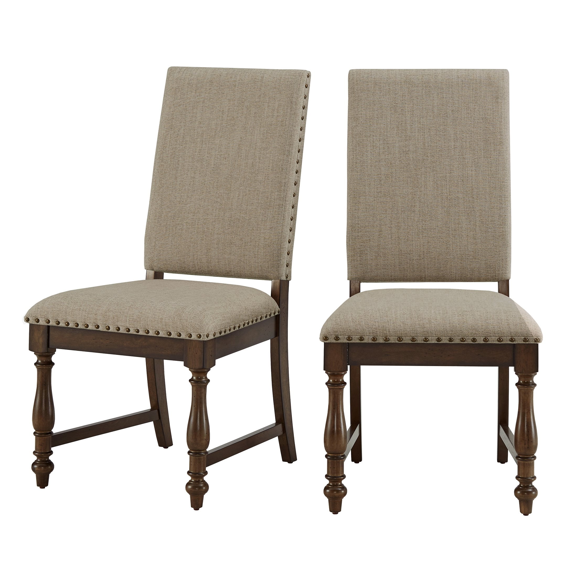 OakvillePark Hazard Dining Side Chair (Set of 2), Brown
