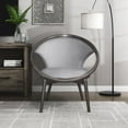 thumbnail image 1 of OakvillePark Helena Tub Chair, Gray and Charcoal, 1 of 6