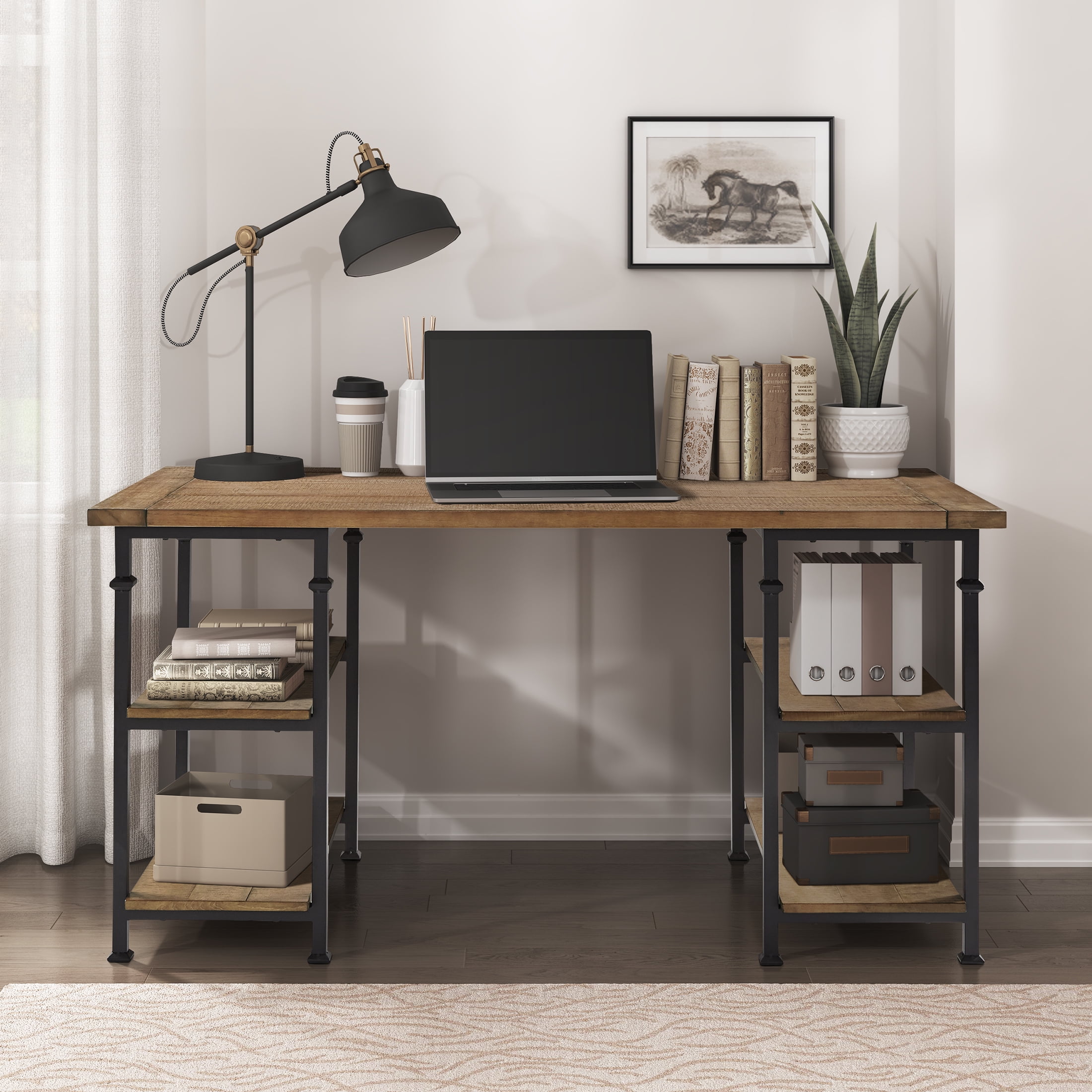 OakvillePark Hingham Writing Desk, Rustic Brown