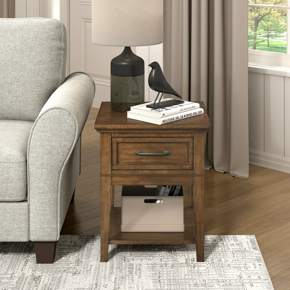 OakvillePark Hinsdale End Table, Walnut