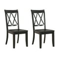thumbnail image 1 of OakvillePark Hollman Dining Side Chair (Set of 2), Black, 1 of 4
