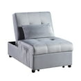 thumbnail image 1 of OakvillePark Kotey 4-in-1 Convertible Futon Chair, Gray, 1 of 8