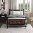 thumbnail image 1 of OakvillePark Lavinia Metal Platform Bed, Twin, Black, 1 of 4