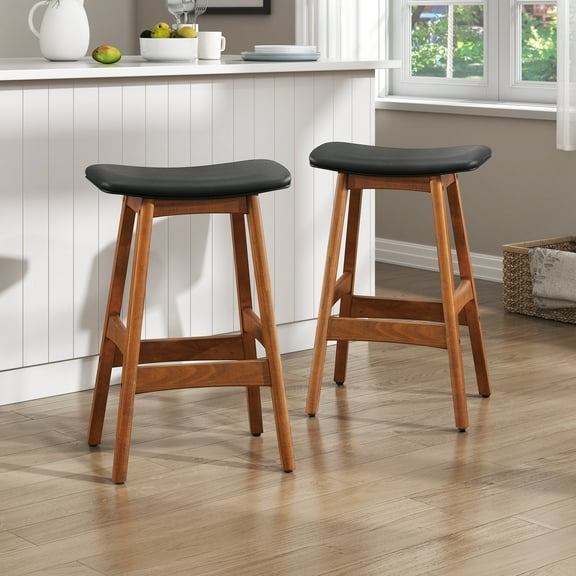 OakvillePark Millcreek Counter Stool (Set of 2), Black