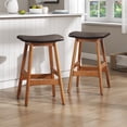 thumbnail image 1 of OakvillePark Millcreek Counter Stool (Set of 2), Dark Brown, 1 of 5