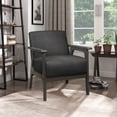 thumbnail image 1 of OakvillePark Ovenell Fabric Upholstered Accent Chair, Dark Gray, 1 of 6