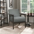 thumbnail image 1 of OakvillePark Ovenell Fabric Upholstered Accent Chair, Gray, 1 of 6