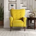 thumbnail image 1 of OakvillePark Primrose Wingback Chair, Yellow, 1 of 7