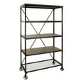 thumbnail image 1 of OakvillePark Raku 4-Tier Bookcase, 40"W, Weathered Natural, 1 of 5