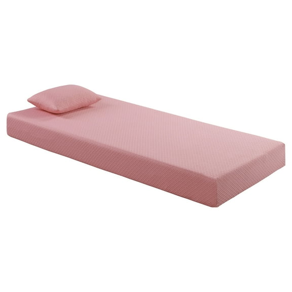 OakvillePark Roxbury Mattress Pillow Set, Twin, Pink