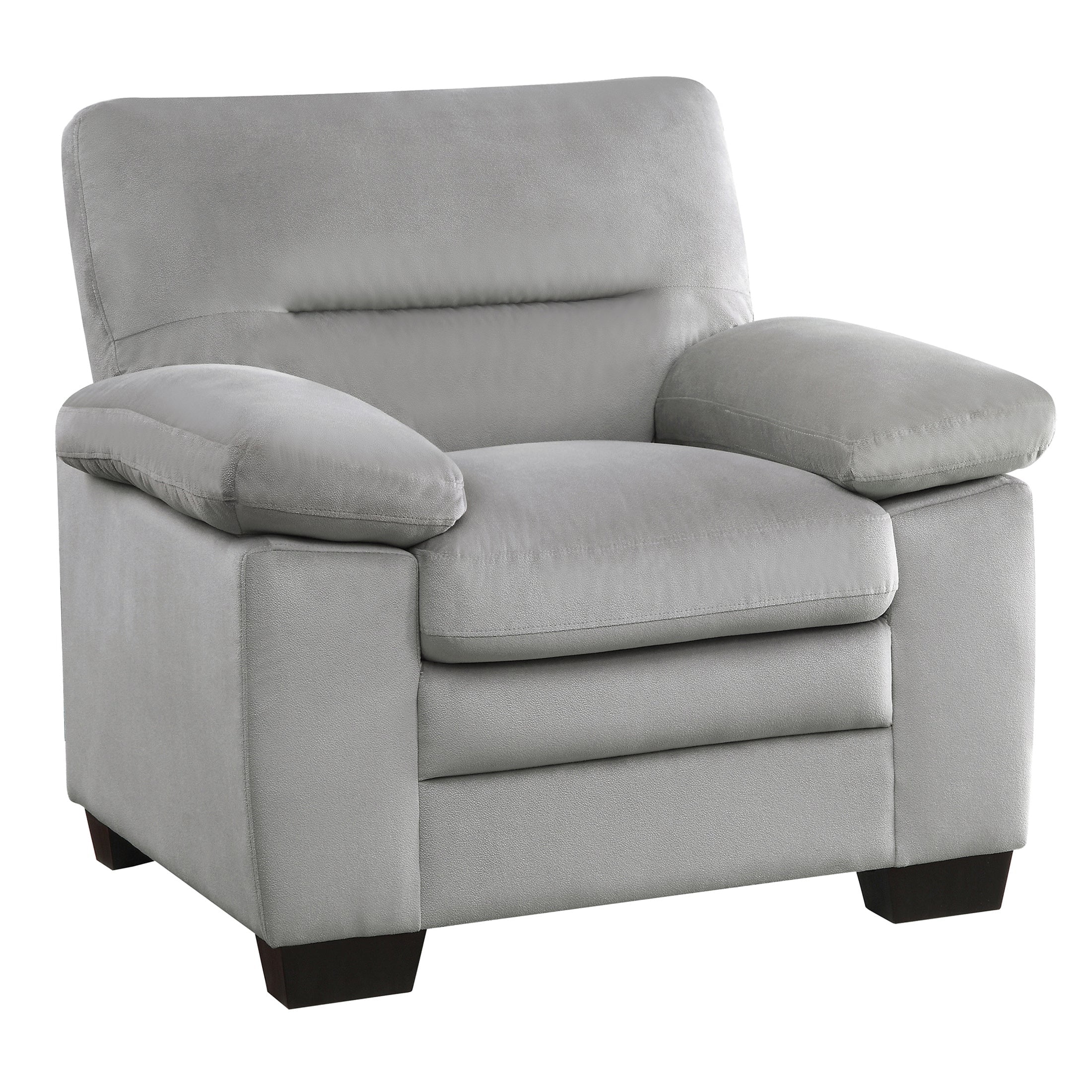 OakvillePark Savion Fabric Upholstered Living Room Chair, Gray
