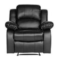 thumbnail image 1 of OakvillePark Tillinghast Faux Leather Upholstered Reclining Chair, Black, 1 of 8
