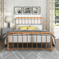 thumbnail image 1 of OakvillePark Umatilla Metal Platform Bed, Queen, Orange, 1 of 5