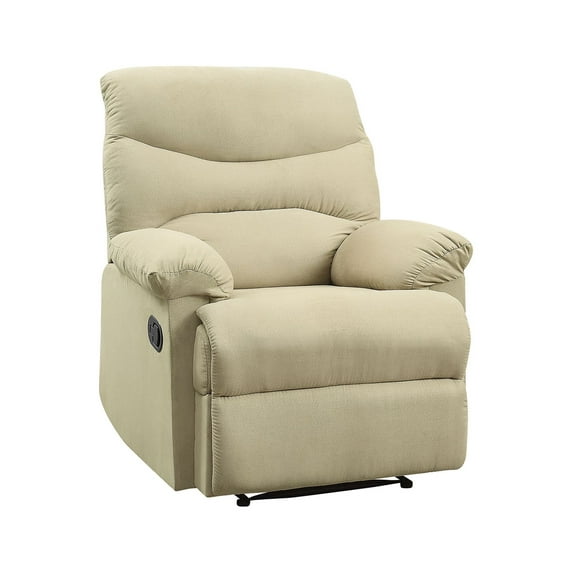 Oakwood Microfiber Recliner, Beige
