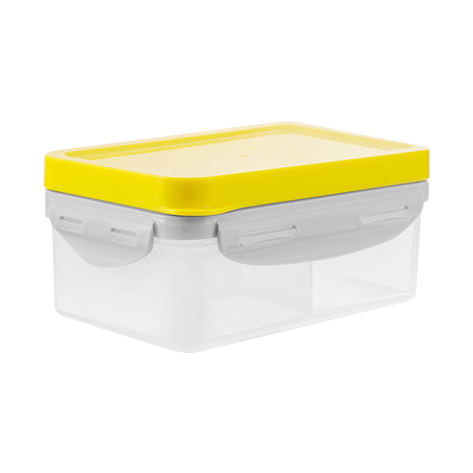 Oalirro 1000ML 3 Divider Bento Box Food Containers With Lids Double Layer Adults/Kids/Toddler