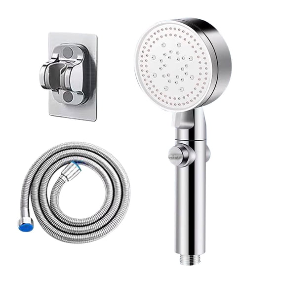 Oalirro 5 Functions Shower Head with Handheld Combo, High Pressure Rainfall Showerhead with Hand Held 59 Inch Hose for Bath - Shower Head Spray Anti-leak Nozzles - Universal Fit