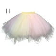 thumbnail image 1 of Oalirro Ballet Skirt Gift for Kids Mini Skirt Womens High Quality Pleated Gauze Colours Short Skirt Adult Tutu Dancing Skirt, 1 of 2