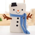thumbnail image 1 of Matoen Christmas Throw Blanket Under $10, Holiday Christmas Kid Fleece Soft Plush Warm Winter Throw Blanket, Christmas Gift for Kids (Snowman, 39.4x31.5 inch), 1 of 6