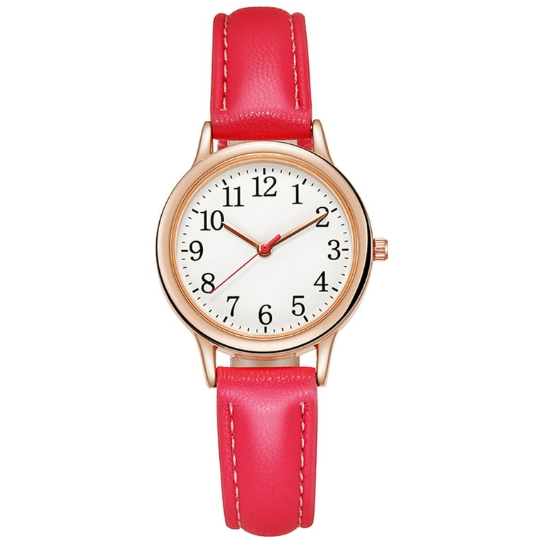 Classic Business Women Watches with Stainless Steel Band and Genuine Business Klassische Damenuhr mit echtem Leder, Edelstahlband  main image 4
