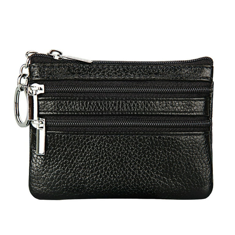Oalirro Coin Purse for Women Money Bags Small Change Women s Wallets Key Holder Case Mini Zipper Coin Wallet Walmart