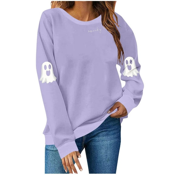 Oalirro Crewneck Sweatshirts Women Long Sleeve Tops 2025 Fall Fashion Clothes Winter Pullover S-2XL
