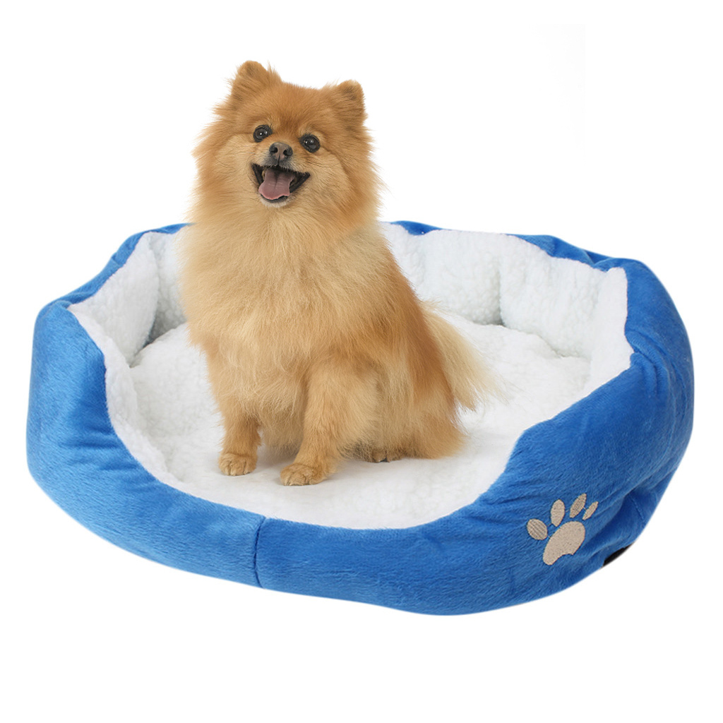 Oalirro Deals Clearance Pet Bed, Self-Warming Indoor Puppy Cushion Doghouse Soft Fleece Pet Dog Cat Bed Indoor Pillow Cuddler for Small Dogs and Cats (19.68*15.75in) - image 1 of 5
