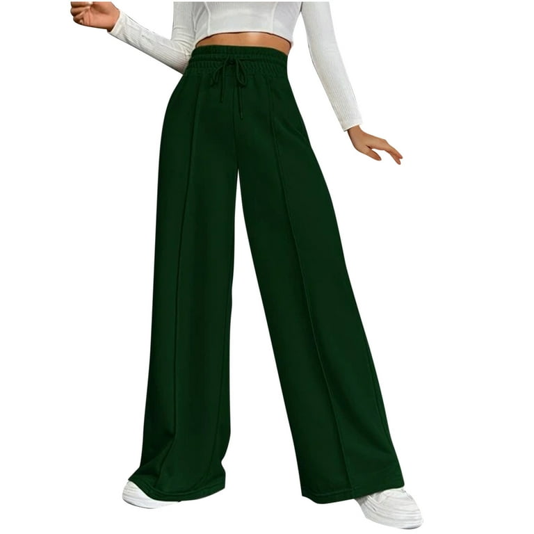 Oalirro Cute Pants Shapermint Leggings High Waist Christmas Thicked Green  Pants 