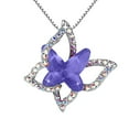 thumbnail image 1 of Oalirro Lady Butterfly Necklace, Exquisite Butterfly Lady Pendant, Birthday Christmas Gift for Wife, Valentine's Day Gift, 1 of 1