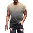 thumbnail image 1 of Oalirro Men Print Short Sleeve Round Neck T-shirt Casual Fashion Short Sleeve, 1 of 5