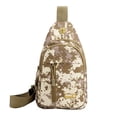 thumbnail image 1 of Oalirro Men’s Crossbody Pack - Canvas Daily Essentials Sling Bag Small Shoulder Bag, 1 of 6