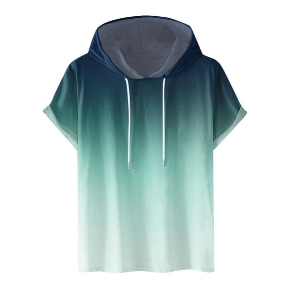 Oalirro Men's Shirts Short Sleeve Quarter Drawstring Casual Tennis T-Shirt