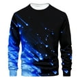 thumbnail image 1 of Oalirro Men's T-Shirts Long Sleeve Round Neck Men's Shirts Graphic Tees Blue,L, 1 of 1