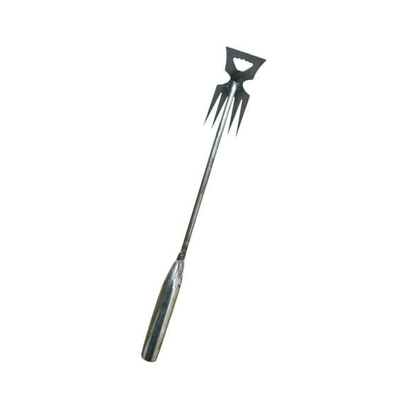 Oalirro Multifunctional Steel Garden Weeding Tool with Handle - Manual Weed Remover for Dandelions, Crabgrass, Thistles & Chickweed - Durable Digging Tool for Yard, Farm & Flower Beds