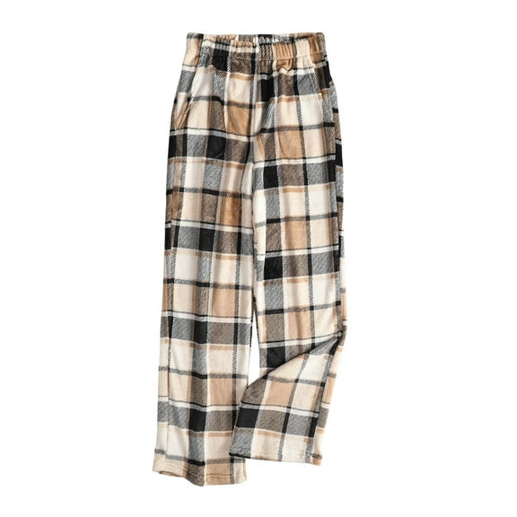Oalirro Pajamas Bottoms for Women Christmas Cozy Soft Comfy Casual Pajama Pants with Pockets & Drawstring Festive Print Flannel Sleep Pants
