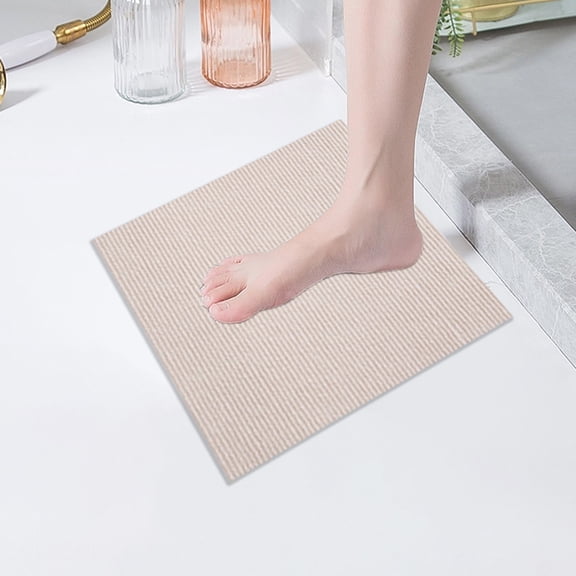 Oalirro Patchwork Carpet Floor Mat for Living Room Bathroom Kitchen - 20x20in Easy Install Non-Slip Tiles Splicing Modular Home Decor