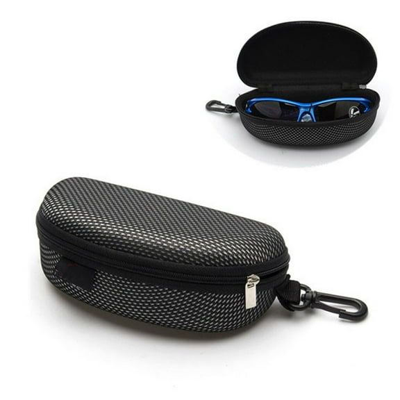 Oalirro Portable Zipper Glasses Case - Hard Protector Box for Eyeglasses(Large Capacity, Scratch Protection, Anti-Dust & Fingerprint - Ideal for Travel, Daily Use & Sunglass Storage)