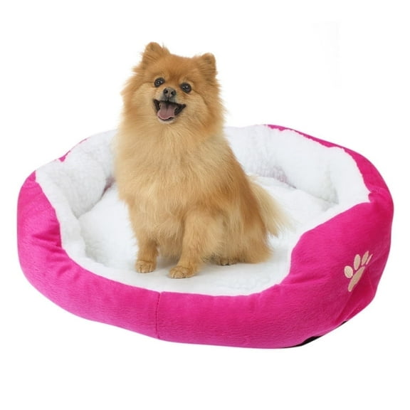 Oalirro Pet Bed, Self-Warming Indoor Puppy Cushion Doghouse Soft Fleece Pet Dog Cat Bed Indoor Pillow Cuddler for Small Dogs and Cats (19.68*15.75in)