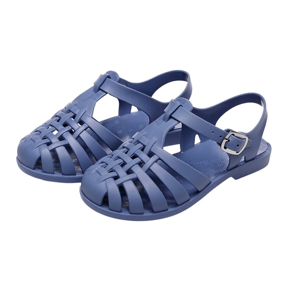 Oalirro - Selected Little Kid Girls Sandals PVC Fabric Closed Toe Beach Shoes 4-8 Years Recommended Age: 5 Years