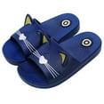 thumbnail image 1 of Oalirro Slide Sandals Baby Kids Girls Boys Home Slippers Cartoon Cat Floor Family Shoes Beach Sandals, 1 of 5