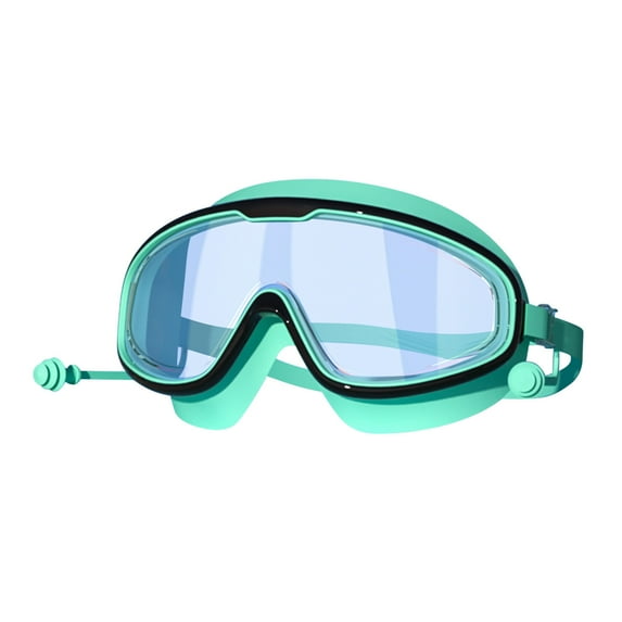 Oalirro Swim Goggles Large Frame HD Anti-Fog Waterproof Adjustable Strap Comfortable Eye Protection for Swimming Pool Training