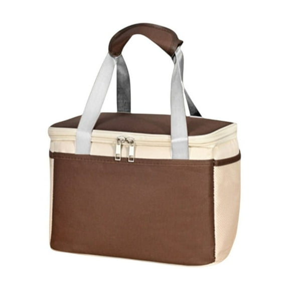 Oalirro Thermal Lunch Bag with Insulation - Keep Food Hot or Cold for 5+ Hours | Leak-Proof, Waterproof for Office Workers & Travelers | 3 Compartments & Portable Shoulder Strap (1Pc)