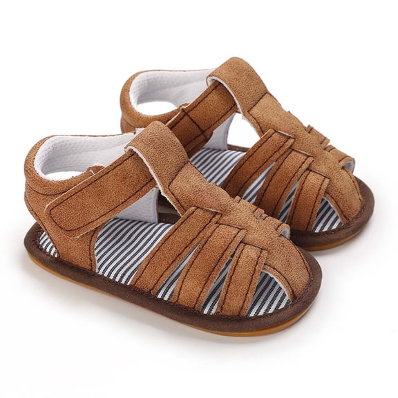 Oalirro Toddler Baby Boys Baby Shoes Soft Sole Non-slip Baby Toddler Sandals