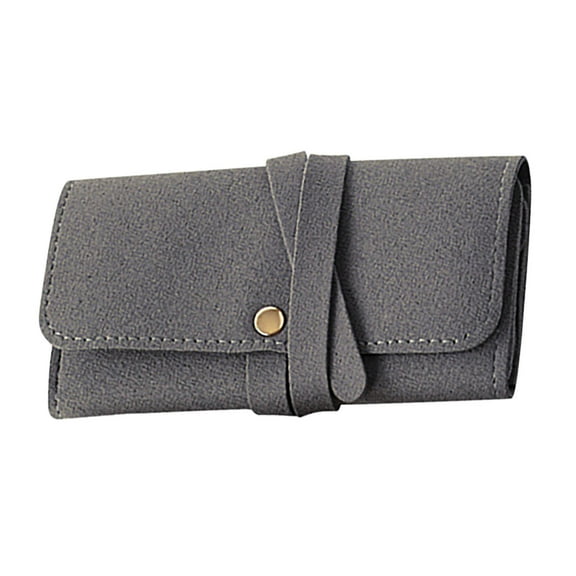 Oalirro Travel Jewelry Organizer Bag - Portable Jewelry Storage Pouch for Earrings, Rings & Necklaces - Compact Foldable Jewelry Case with compartments for Travel, Vacation & Daily Use