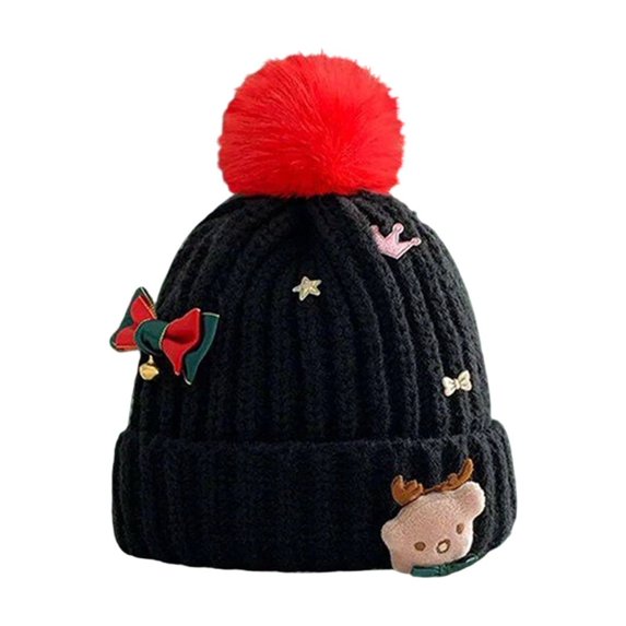 Oalirro Winter Santa Hat for Women Christmas Gifts Red and Green Warm Knited Hat Slouchy Xmas Beanie Hats Festival Holiday Fancy Party Hat