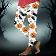 thumbnail image 1 of Oalirro Women's Halloween Printed Casual Yoga Pants - Soft Lightweight Stretchy Trousers for Party Daily Wear, 1 of 6