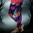 thumbnail image 1 of Oalirro Women's Halloween Printed Casual Yoga Pants - Soft Lightweight Stretchy Trousers for Party Daily Wear, 1 of 6