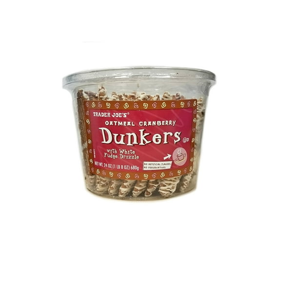 Oameal Cranberry ers wih Whie Fudge Drizzle (24oz) 1 LB 8 oz