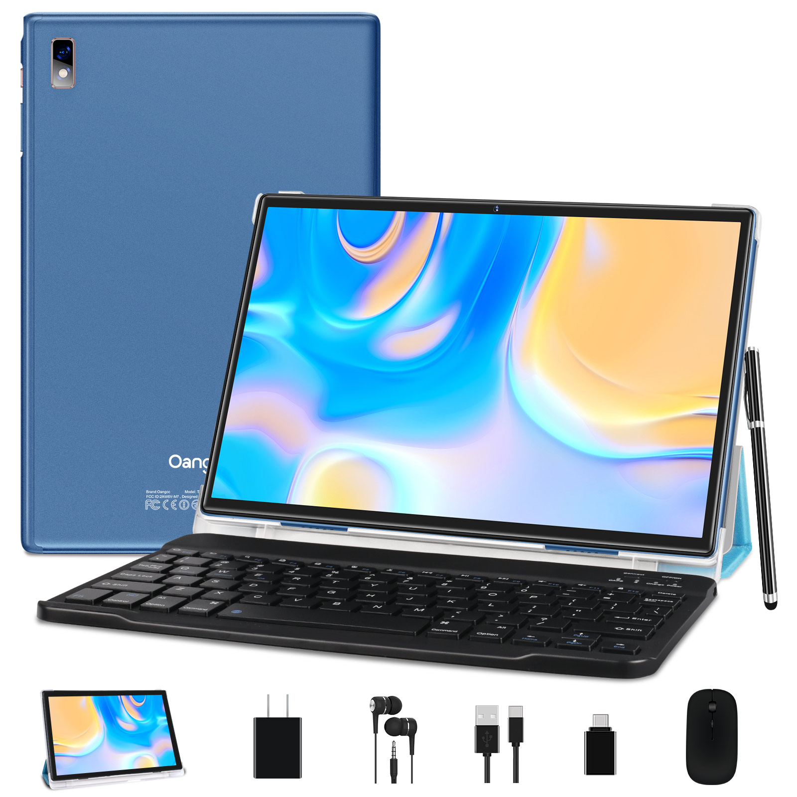 Restored Onn. 11.6” Tablet Pro with Keyboard, 64GB Storage, 4GB RAM